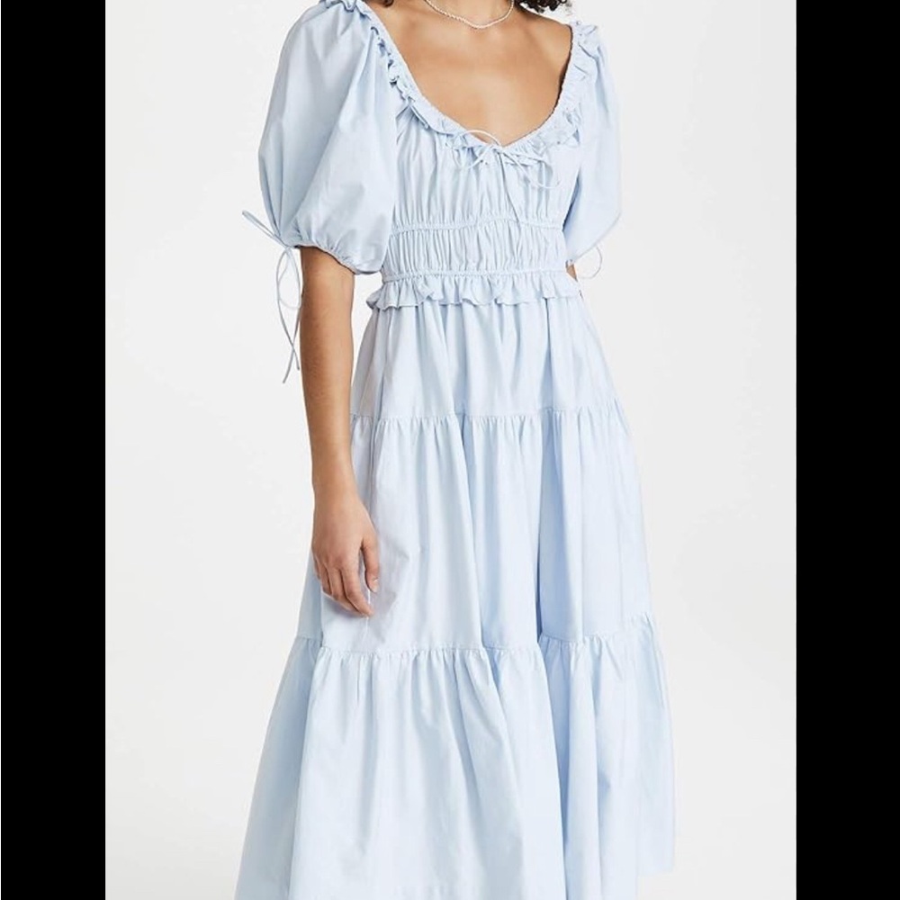 En Saison Women's Poplin Tiered Midi Dress (S)